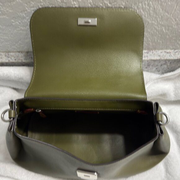 COACH SLOUCHY ROGUE TOP HANDLE BAG OLIVE - VERY RARE - Picture 9 of 16